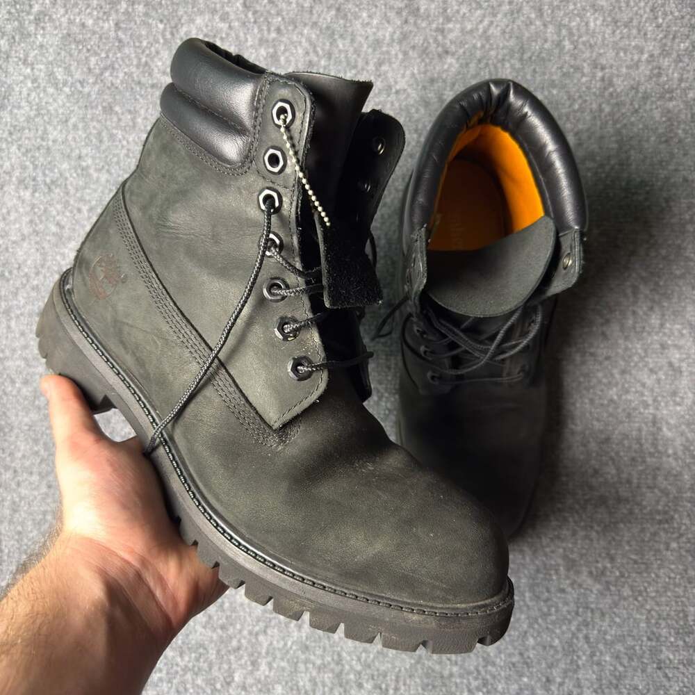 Timberland 6-Inch Premium Boots Black Nubuck